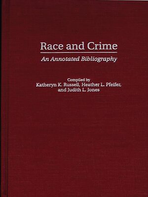 cover image of Race and Crime
